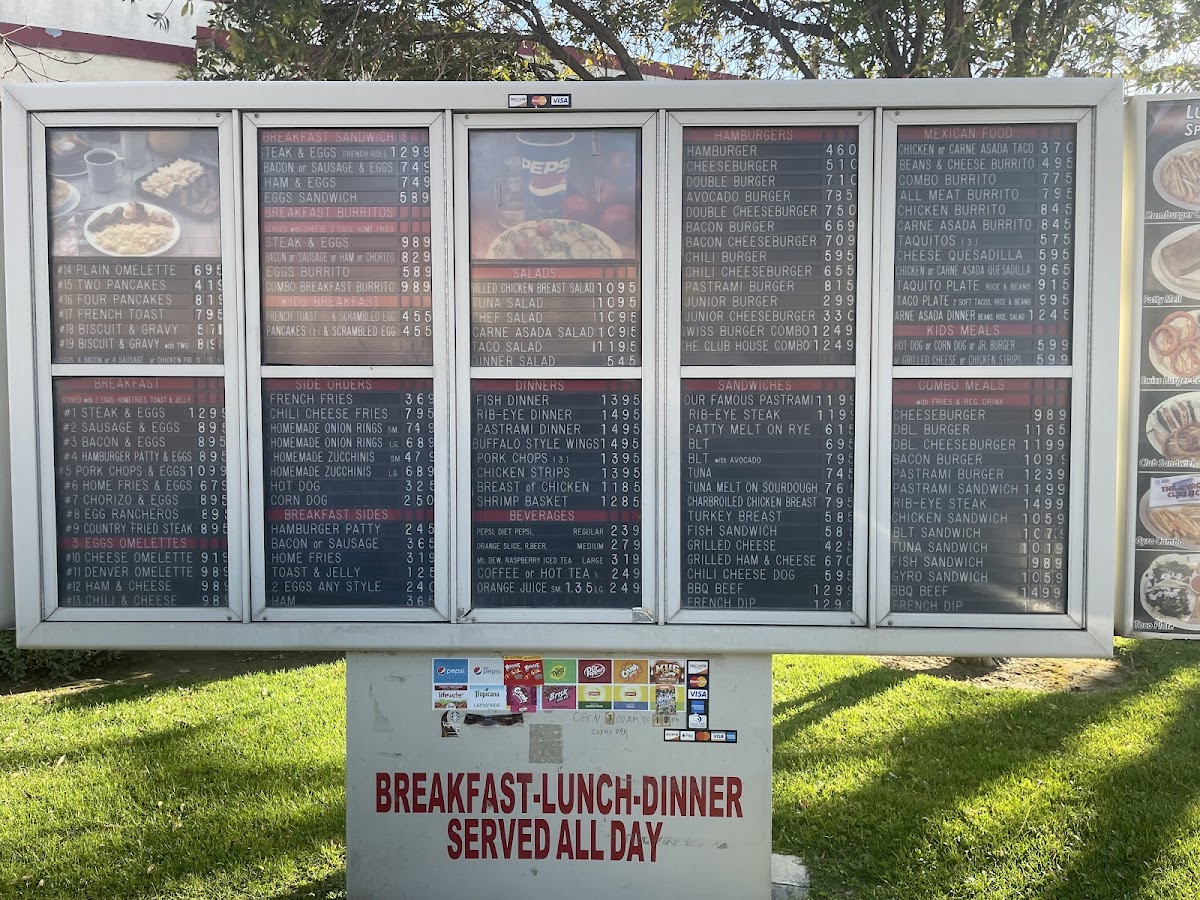 George's Burgers Menu - Image 2